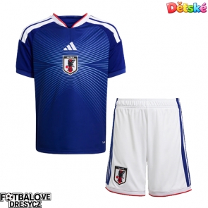 Japonsko Dětské Domácí dres komplet MS 2026 Krátký Rukáv (+ trenýrky)